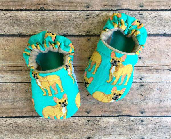 French Bulldog Moccasins
