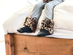 Leopard Print Faux Fur Boots