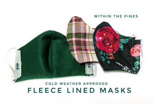Fleece Lined Mask (Men, Women, and Child Sizes)