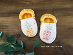 Summer Pineapple Moccasins